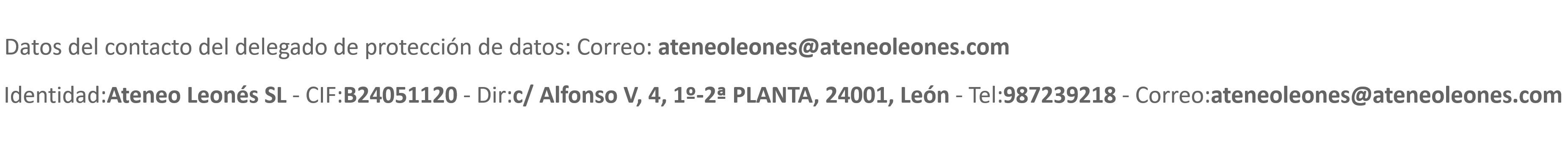 Datos ateneoleones